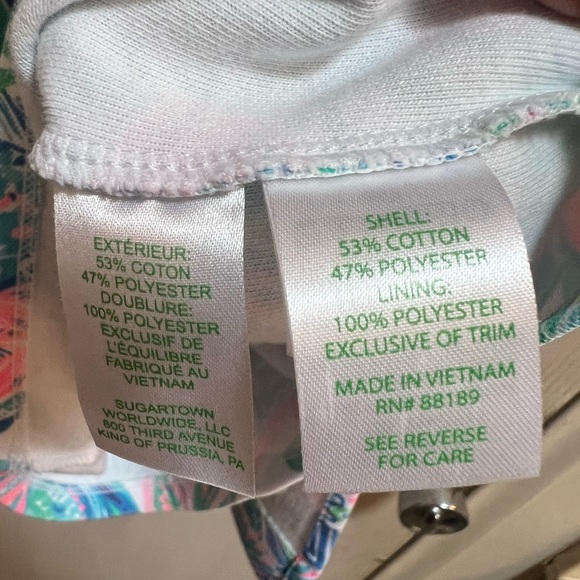 Lilly Pulitzer Skort Romper (Sz 2) - Picture 7 of 8